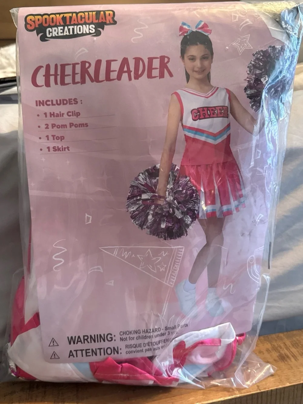 Pink Cheerleader Costume for Kids